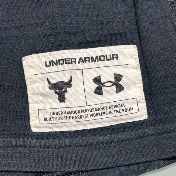 Under Armour YL Iron Paradise Logo Short Sleeve Hoodie - Picture 2 of 11
